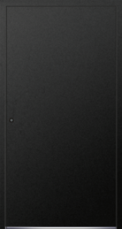 Czarne drzwi wejściowe z serii PASSION